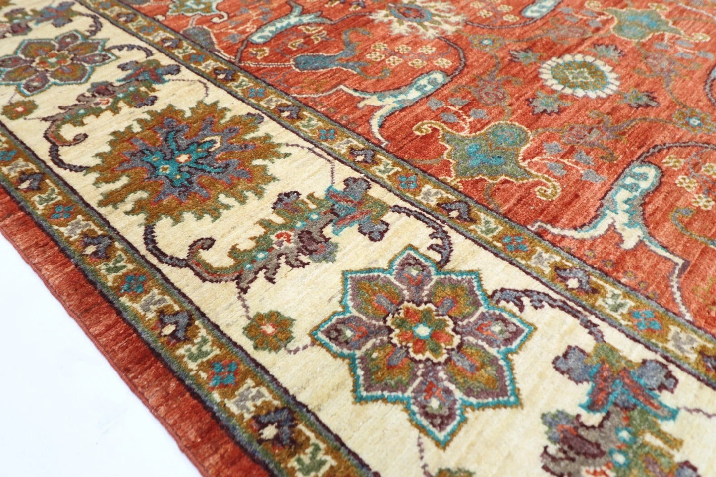200 x 295 cm | Bidjar Afghan Tribal Hand Knotted Carpet