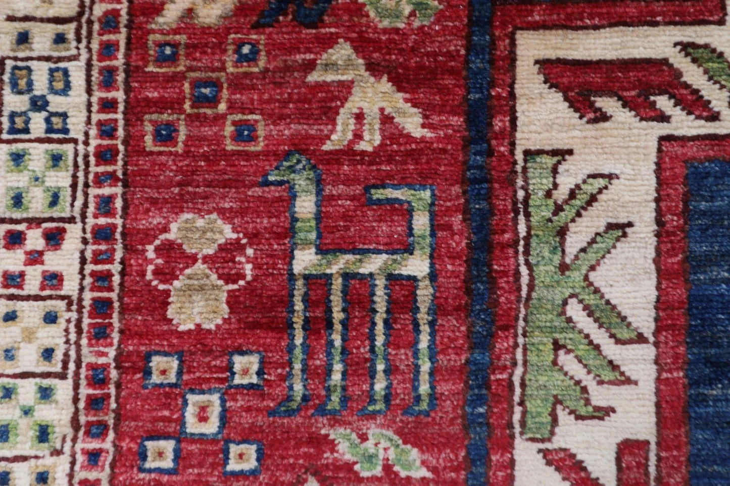 173 x 238 cm | Serapi Afghan Tribal Hand Knotted Veg Dye Wool Carpet
