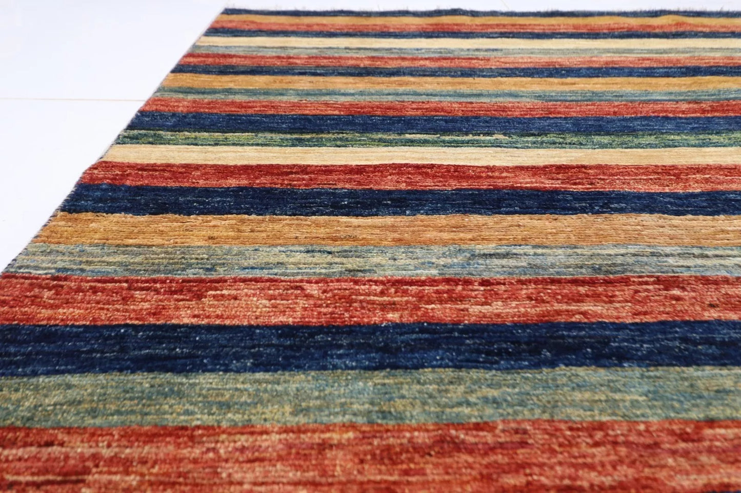165 x 270 cm | Gabbeh Afghan Tribal Hand Knotted Veg Dye Wool carpet
