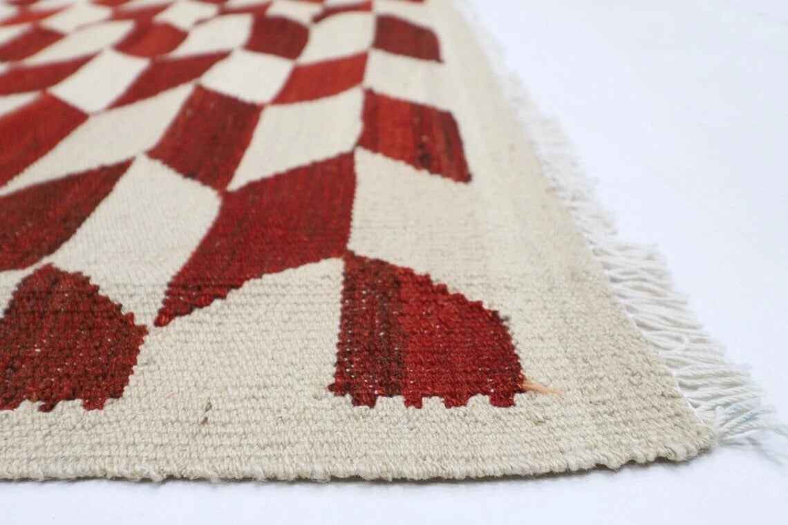252 x 295 cm | Flat Weaved Afghan Tribal Hand Knotted Kilim