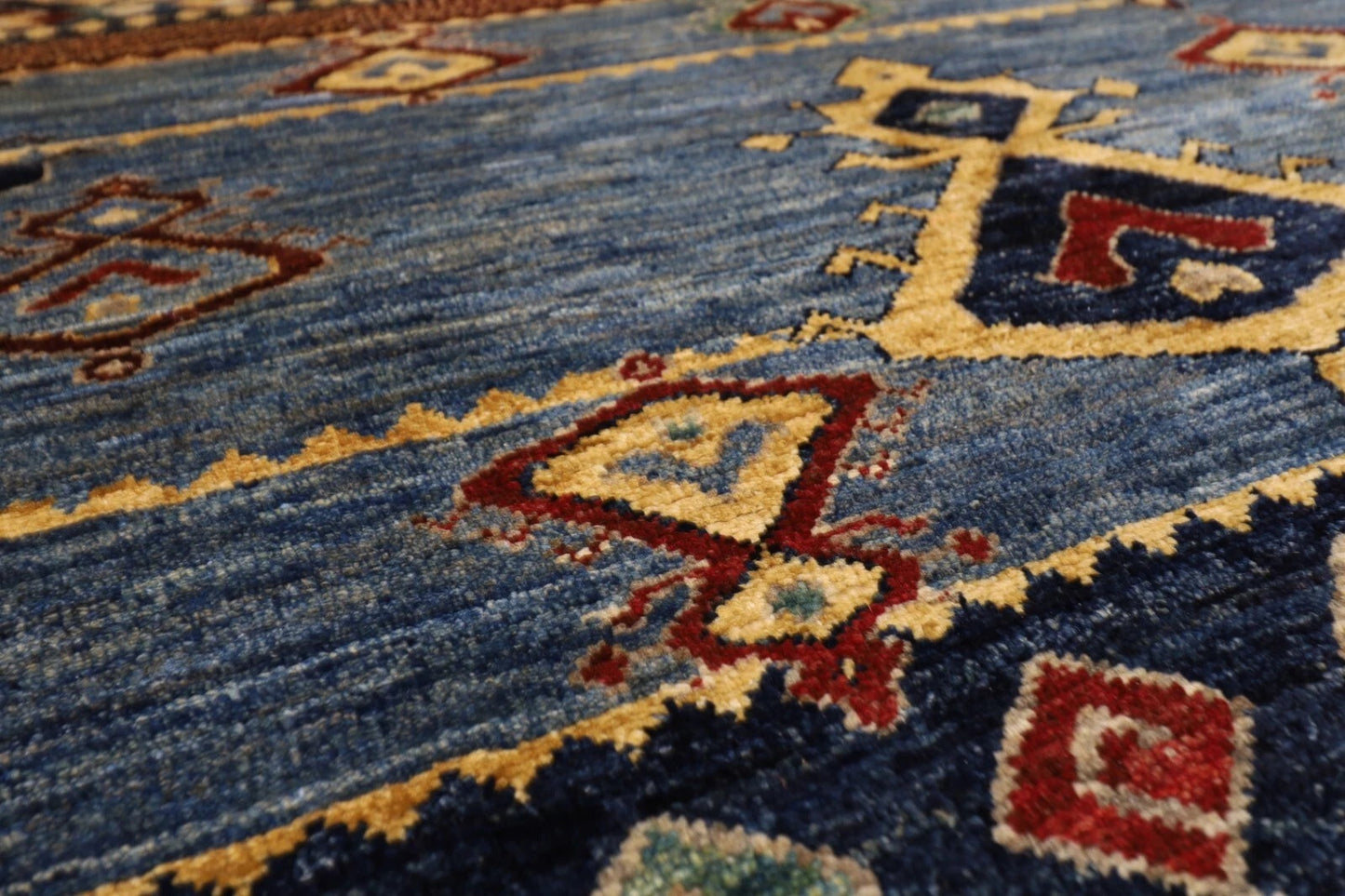 187 x 268 cm | Gabbeh Afghan Tribal Hand Knotted Veg Dye Wool carpet
