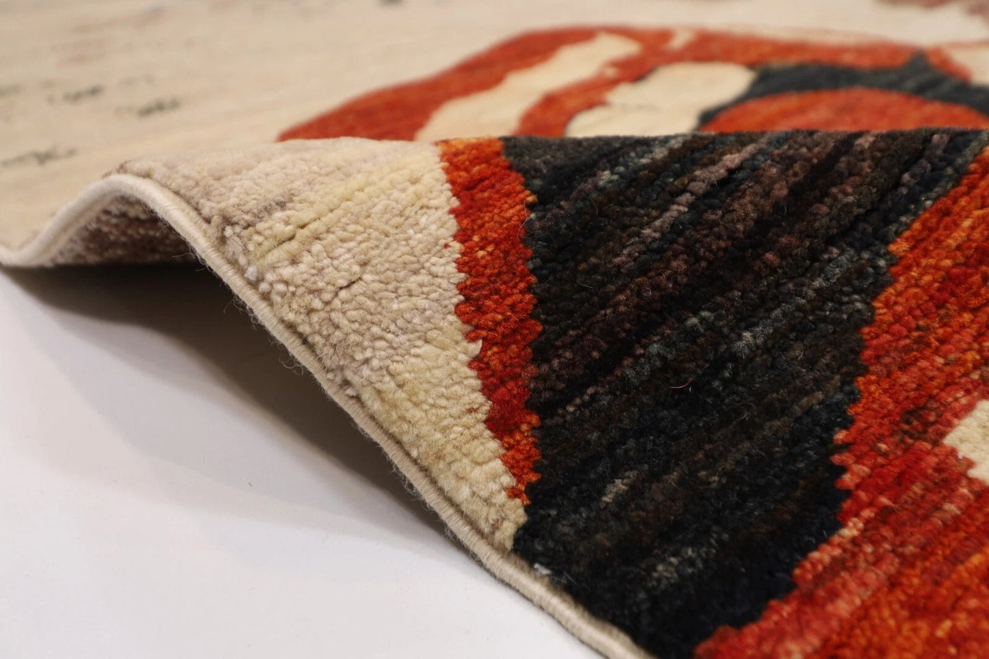 186 x 180 cm | Art Afghan Tribal Hand Knotted Wool Carpet