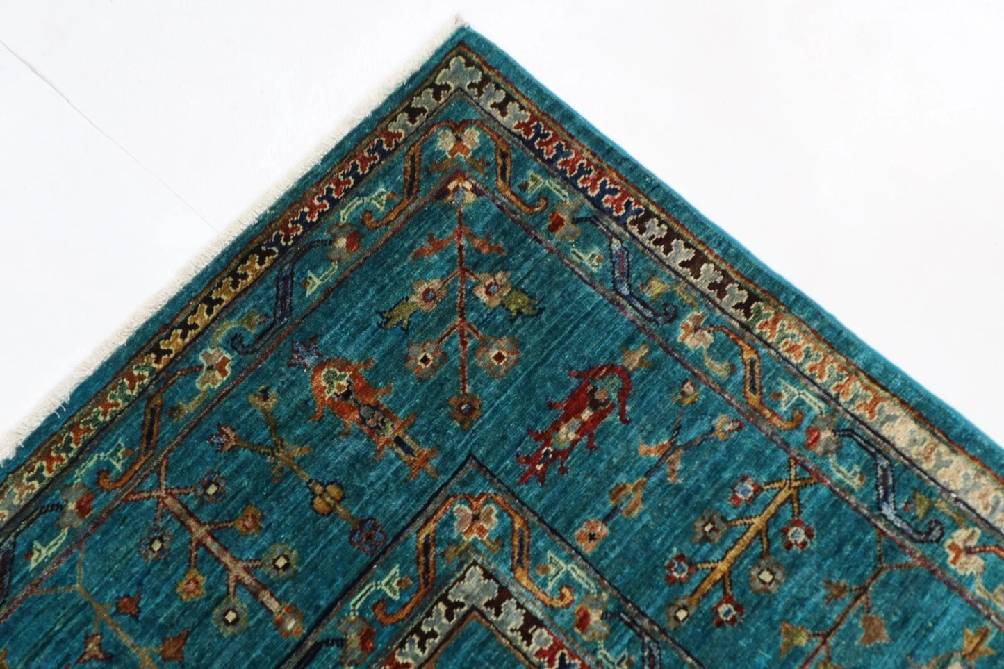 206 x 308 cm | Sultani Afghan Tribal Hand Knotted Carpet