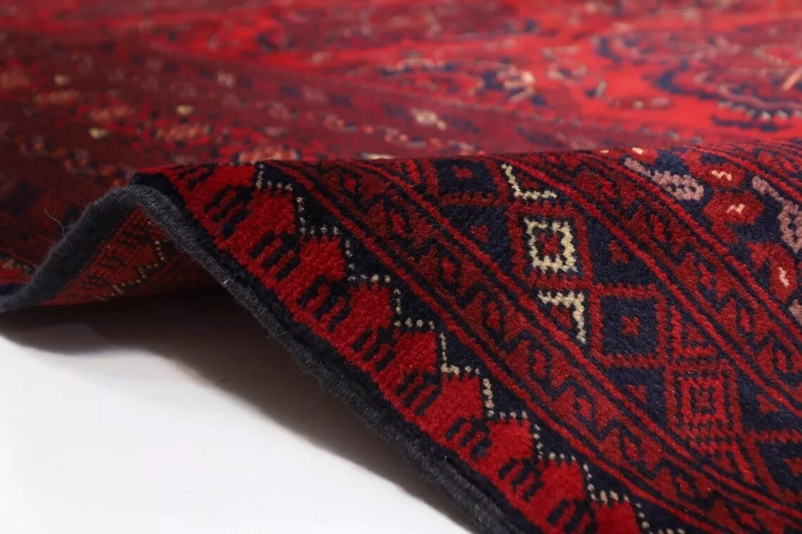 202 x 312 cm | Belgic Afghan Tribal Hand Knotted Carpet