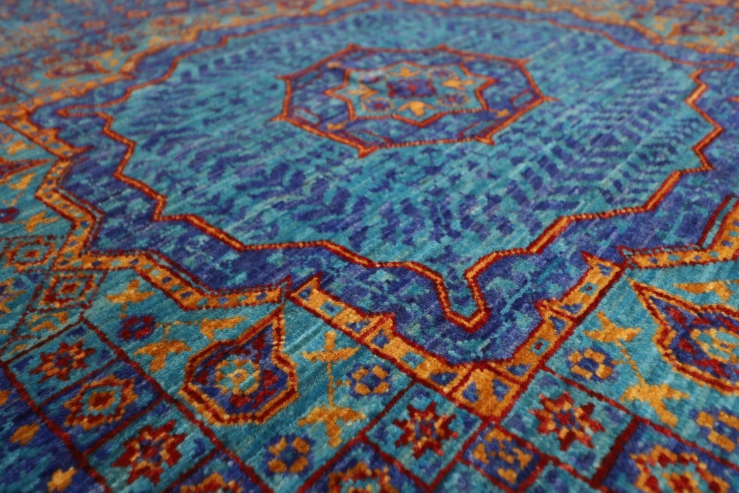 130 x 180 cm | Mamluk Afghan Tribal Hand Knotted Veg Dye Wool carpet