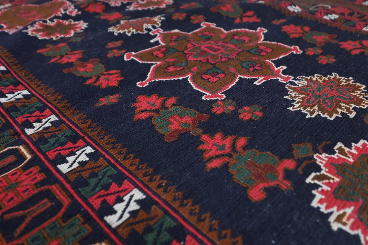 118 x 190 cm | Flat Weave Afghan Tribal Hand Knotted Veg Dye Wool carpet