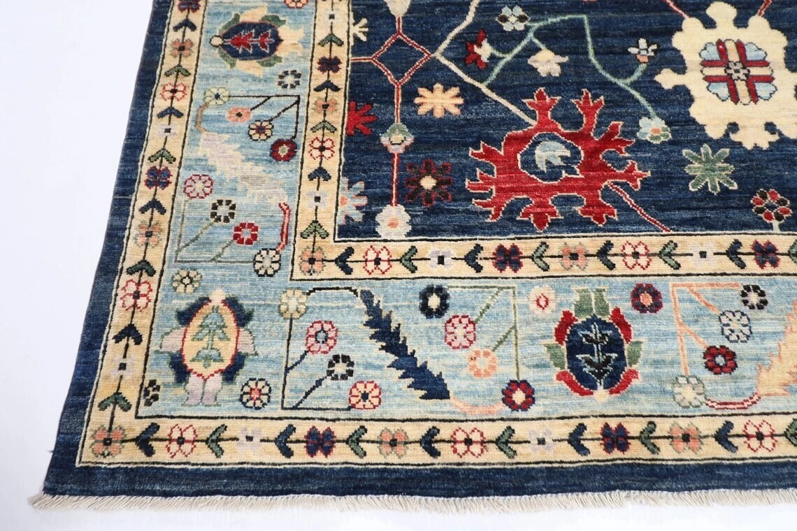 252 x 300 cm | Oushak Afghan Tribal Hand Knotted Carpet
