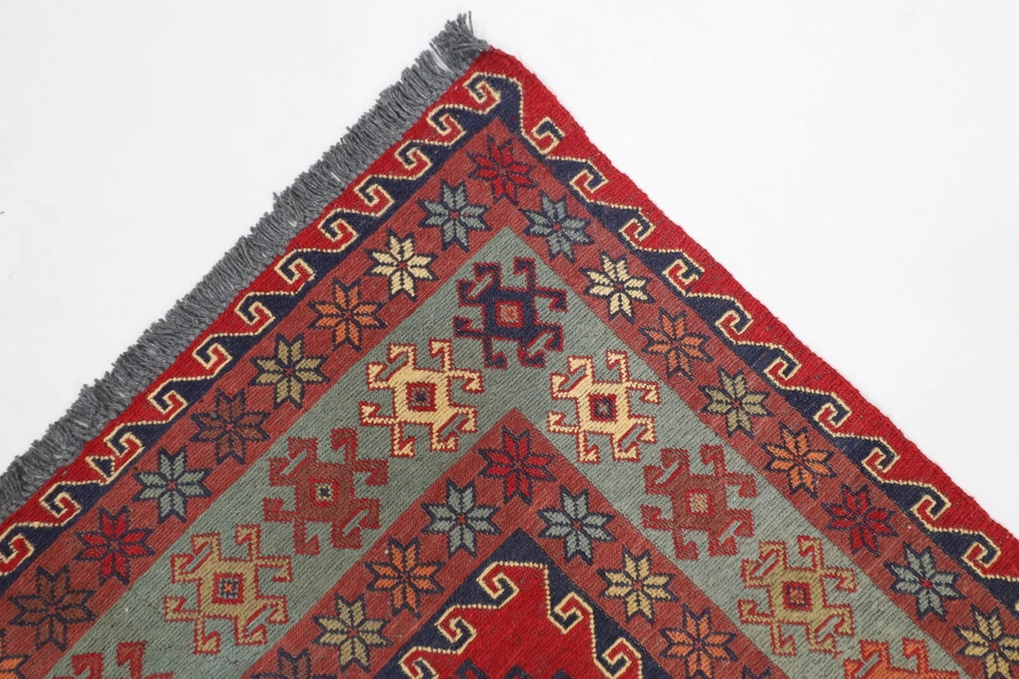 149 x 202 cm | Sumak Tribal Hand Knotted Veg Dye Wool Kilim