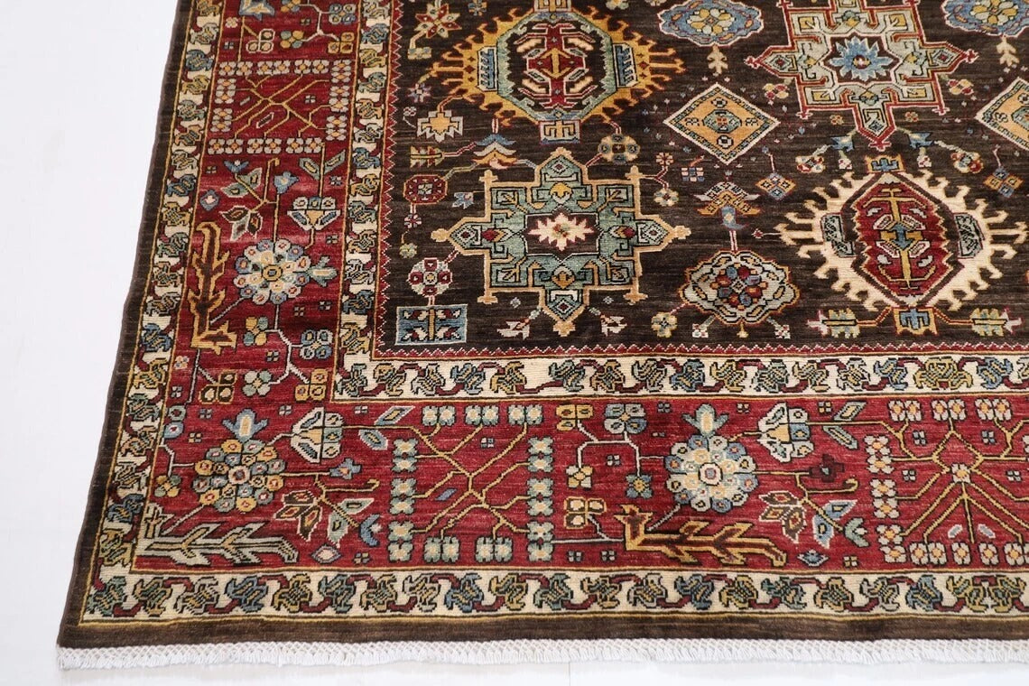 248 x 330 cm | Waziri Afghan Tribal Hand Knotted Carpet