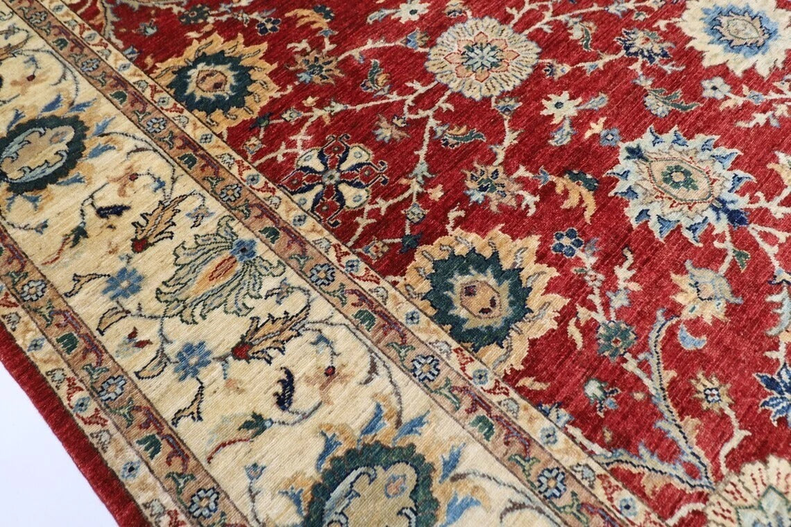 248 x 301 cm | Chobi Afghan Tribal Hand Knotted Carpet