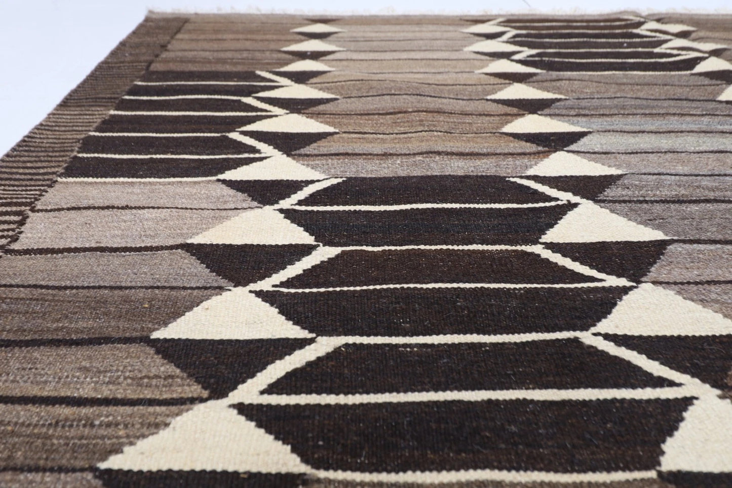 200 x 307 cm | Flat Weaved Afghan Tribal Hand Knotted Kilim