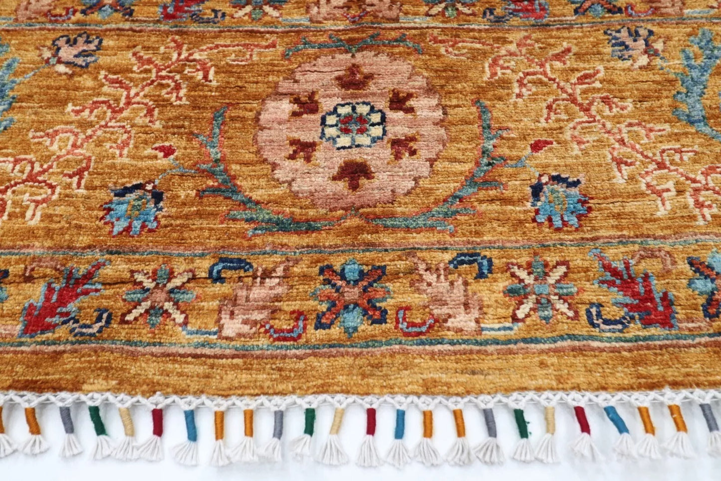 204 x 306 cm | Suzani Afghan Tribal Hand Knotted Carpet