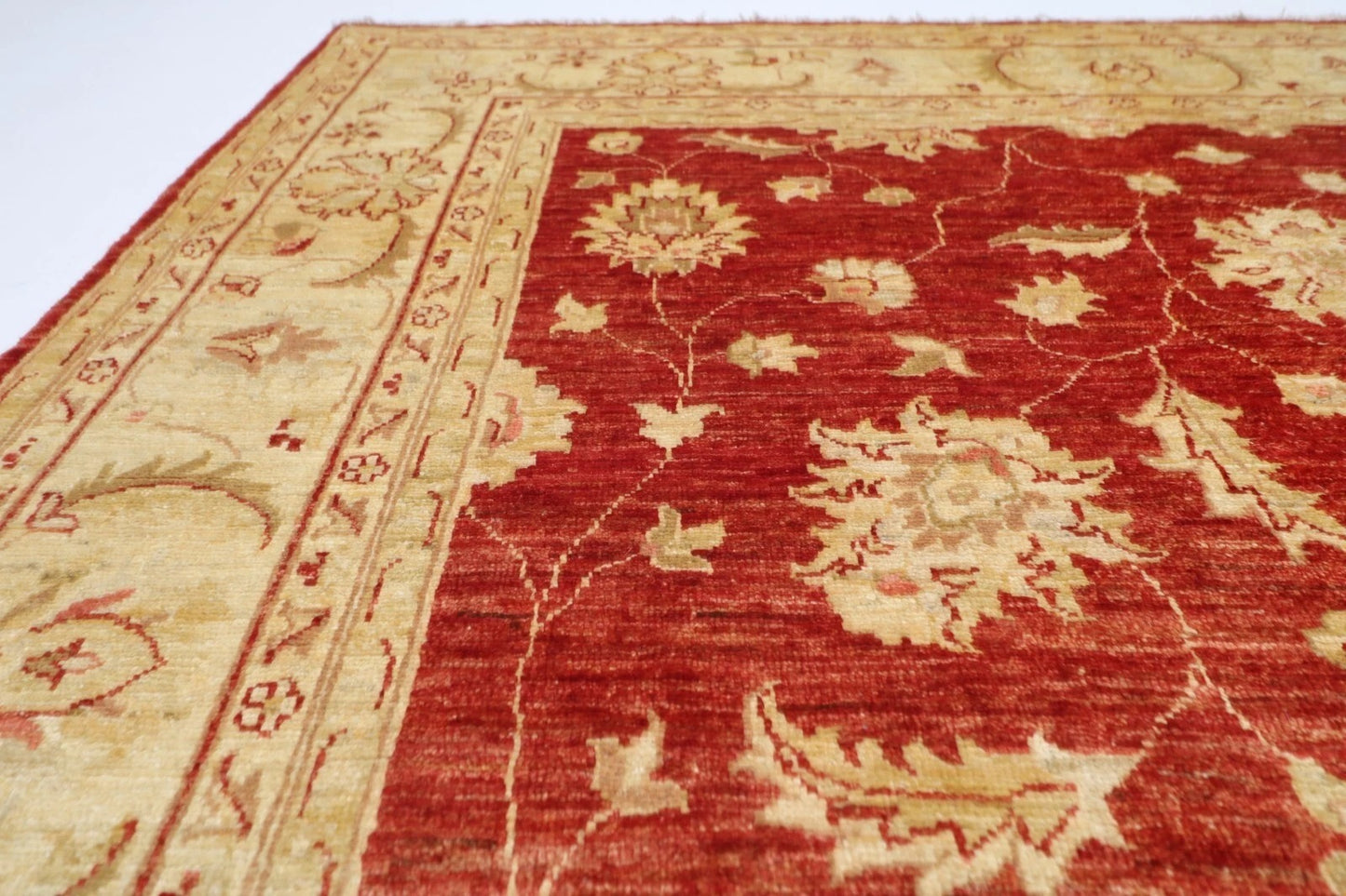 172 x 255 cm | Chobi Afghan Tribal Hand Knotted Veg Dye Wool Carpet