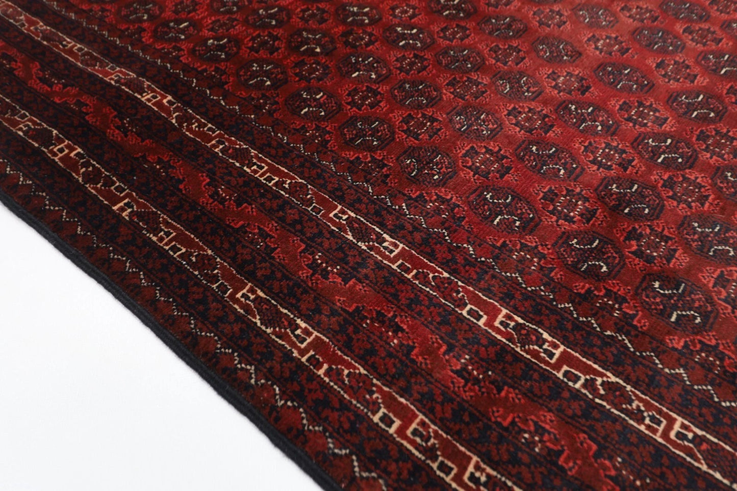 151 x 200 cm | Bokhara Tribal Hand Knotted Veg Dye Wool Carpet