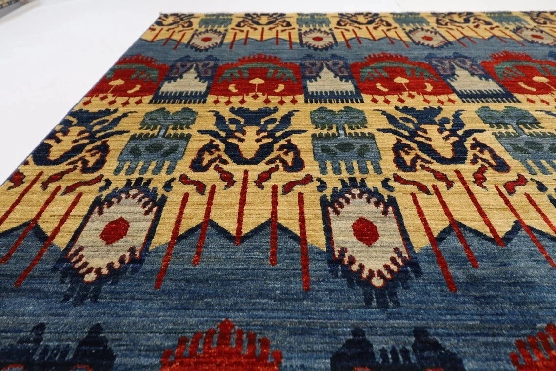 244 x 314 cm | Afghan Tribal Hand Knotted Carpet