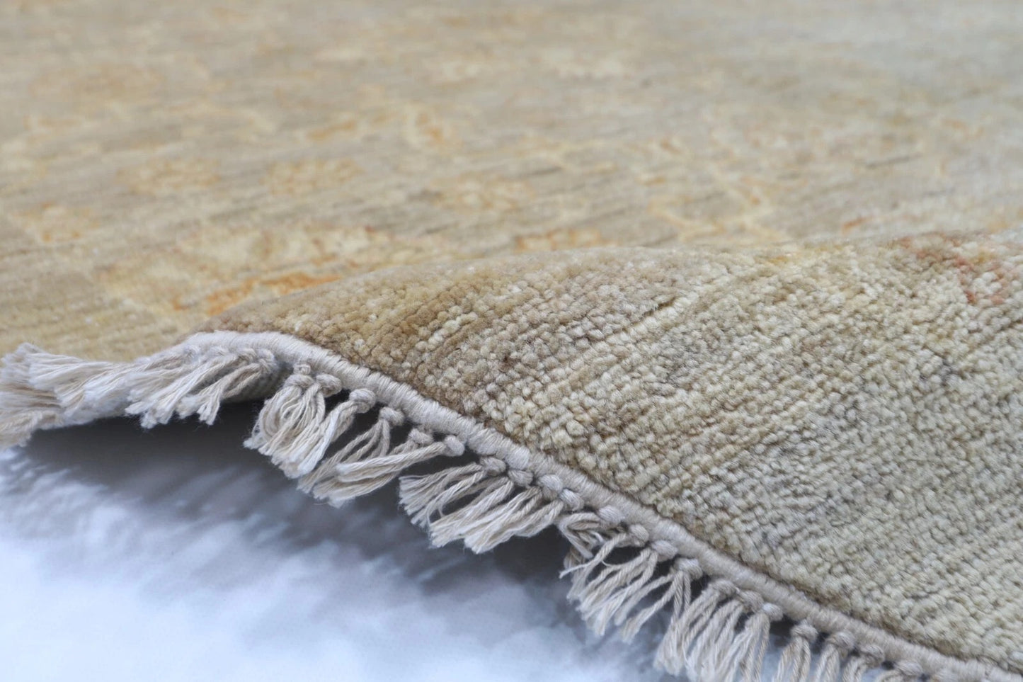270 x 260 cm | Zeigler Afghan Tribal Hand Knotted Wool Round Carpet