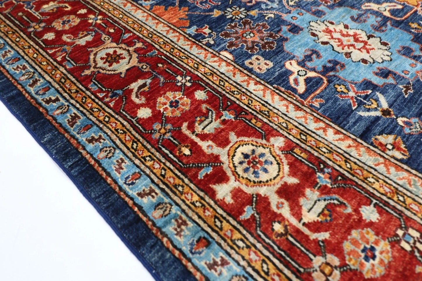 243 x 289 cm | Aryana Afghan Tribal Hand Knotted Carpet