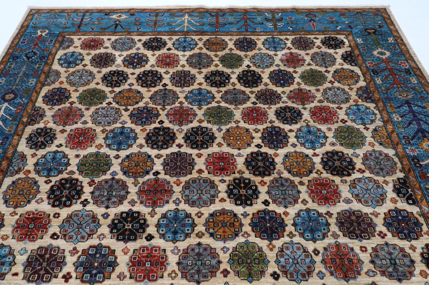244 x 300 cm | Gul Bahar Afghan Tribal Hand Knotted Carpet