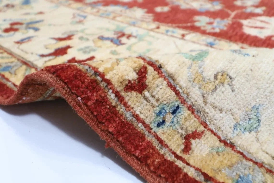 202 x 285 cm | Oriental Afghan Tribal Hand Knotted Carpet