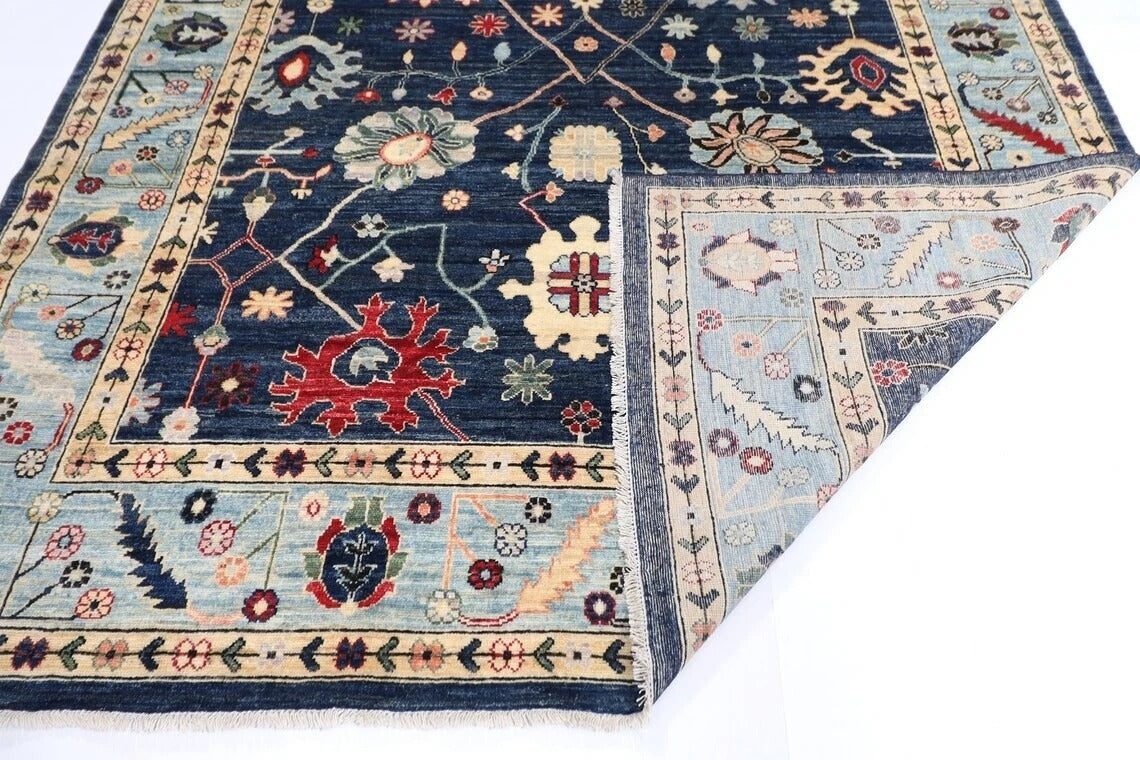 252 x 300 cm | Oushak Afghan Tribal Hand Knotted Carpet