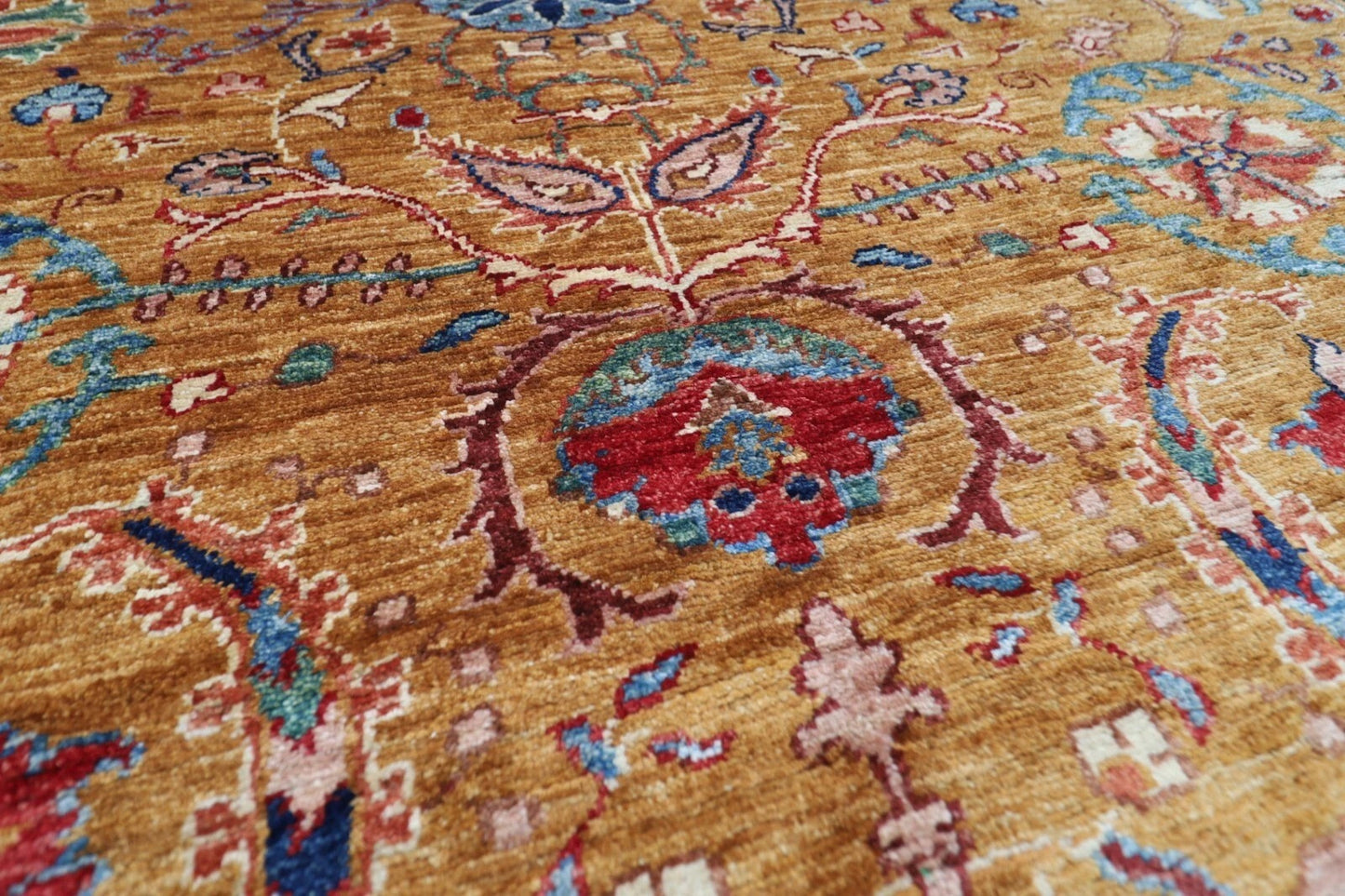204 x 306 cm | Suzani Afghan Tribal Hand Knotted Carpet
