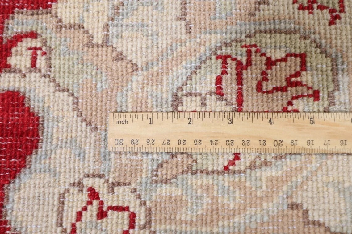 303 x 418 cm | Chobi Beige Afghan Tribal Hand Knotted Carpet