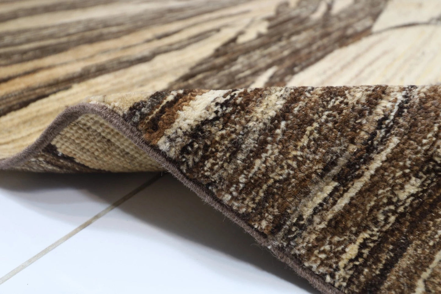 208 x 258 cm | Abstract Afghan Tribal Hand Knotted Carpet