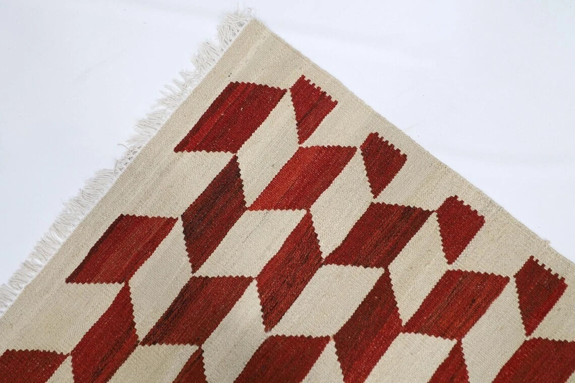 252 x 295 cm | Flat Weaved Afghan Tribal Hand Knotted Kilim