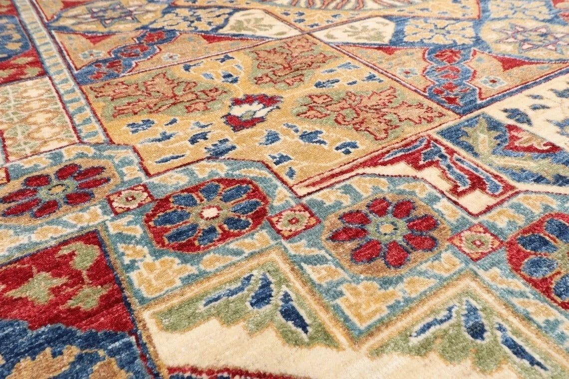 248 x 294 cm | Mamluk Afghan Tribal Hand Knotted Carpet