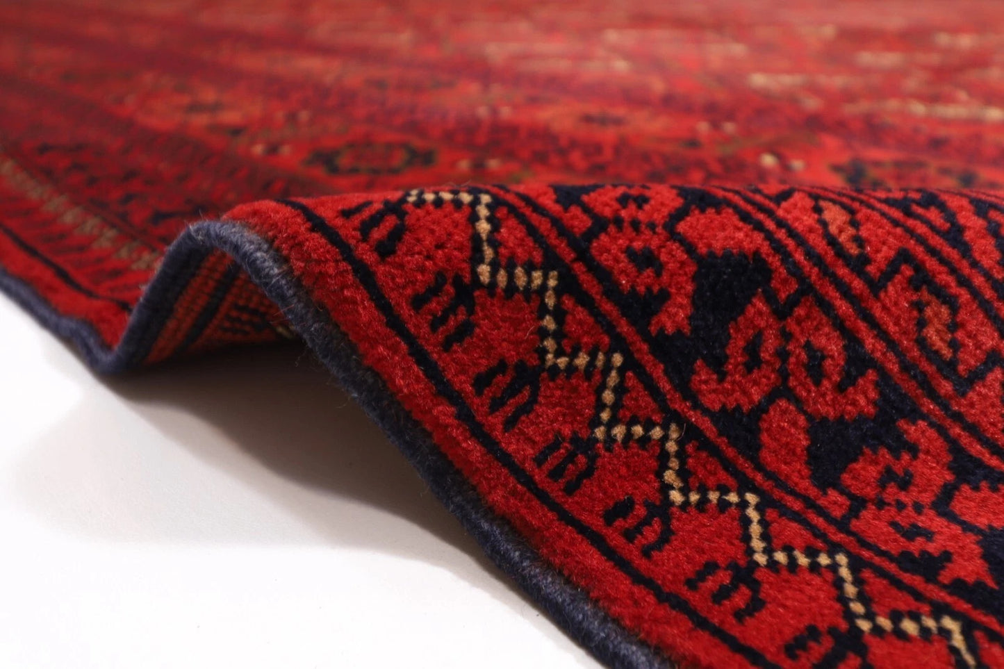 301 x 420 cm | Bokhara Afghan Tribal Hand Knotted Carpet