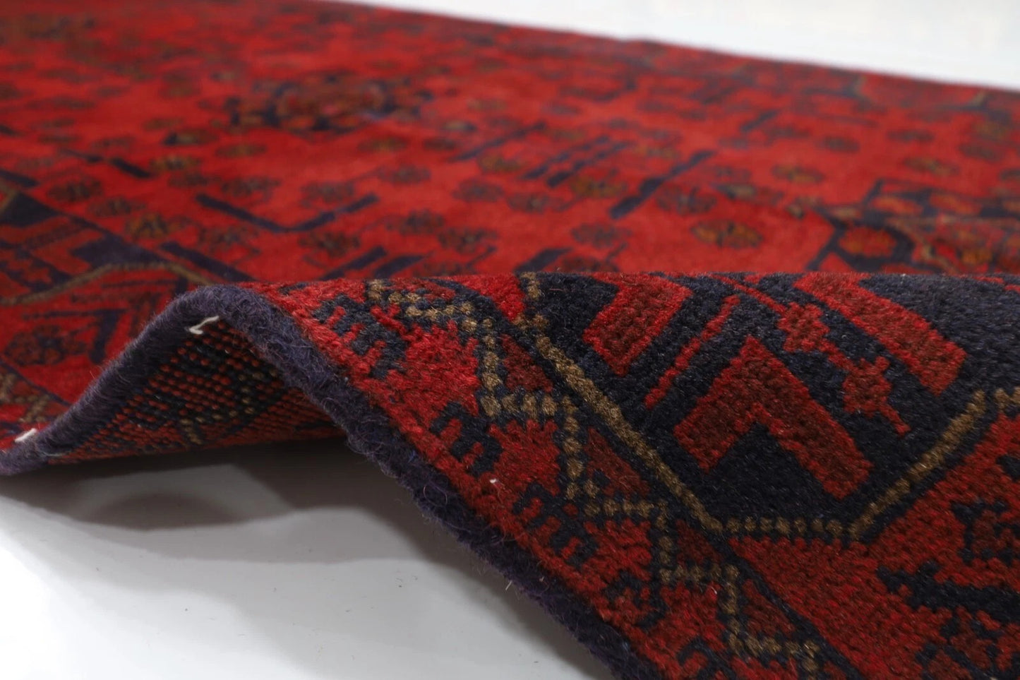 82 x 183 cm | Khal Mohammadi Afghan Tribal Hand Knotted Wool Runner