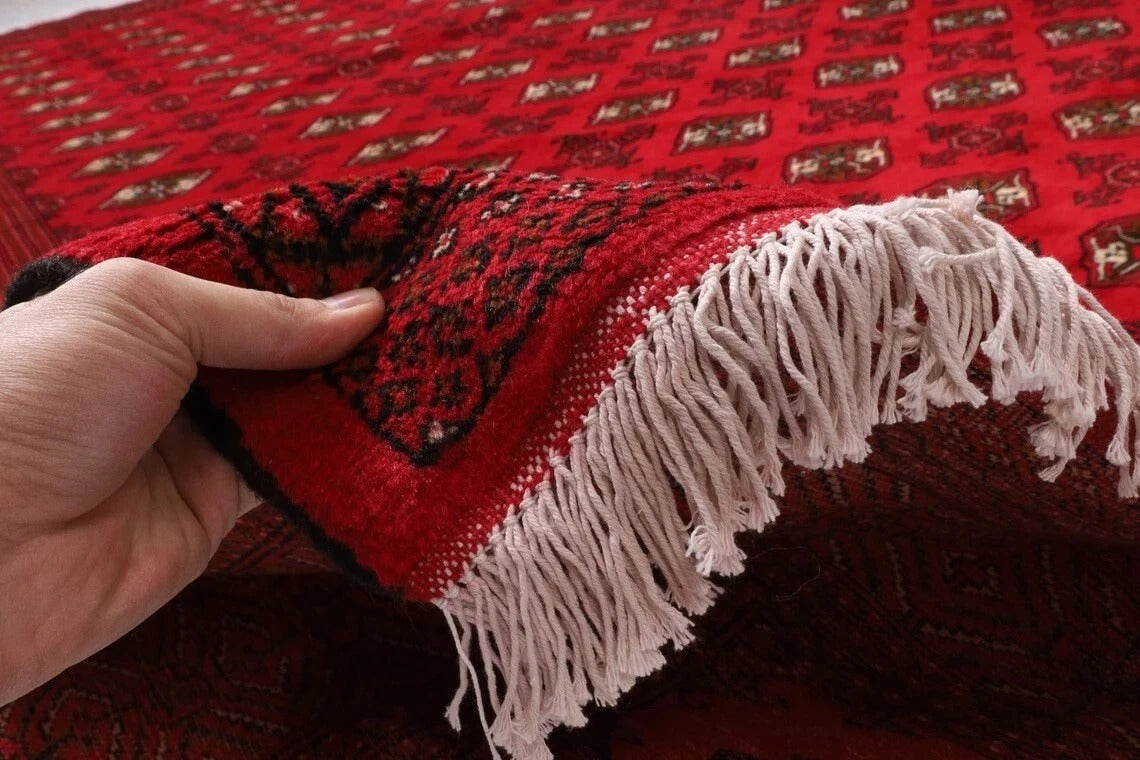 291 x 385 cm | Bokhara Tribal Hand Knotted Carpet