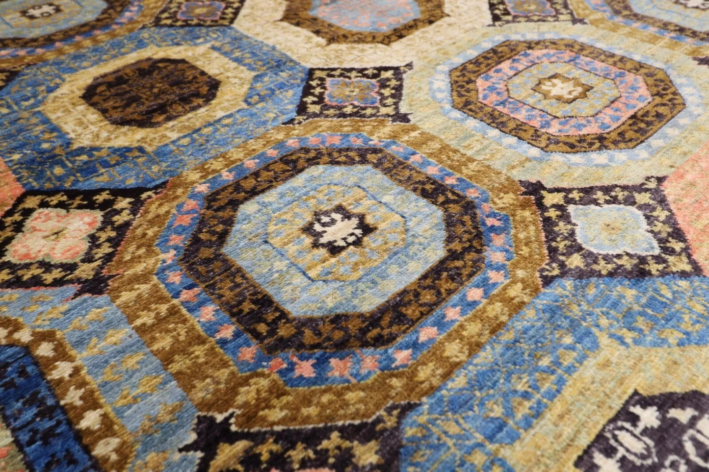203 x 296 cm | Mamluk Afghan Tribal Hand Knotted Carpet