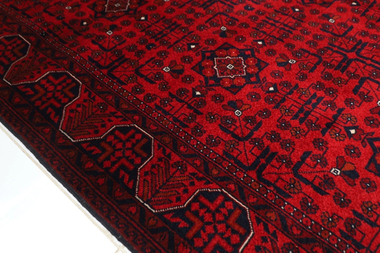 152 x 202 cm | Belgic Tribal Hand Knotted Wool Carpet