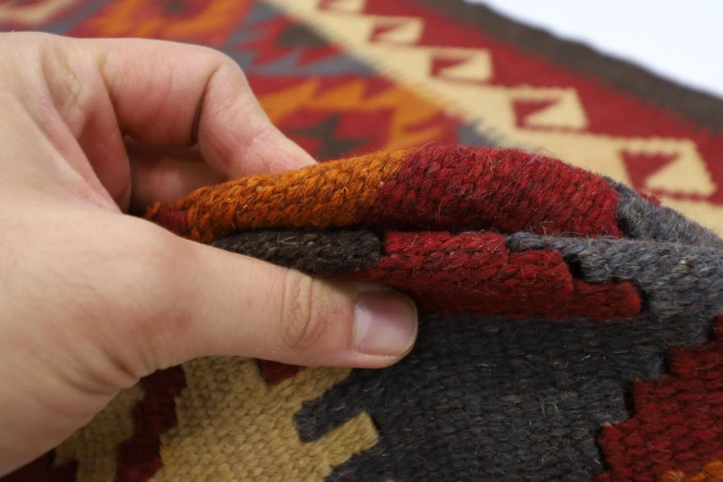 97 x 197 cm | Kilim Afghan Tribal Hand Knotted Wool Runner