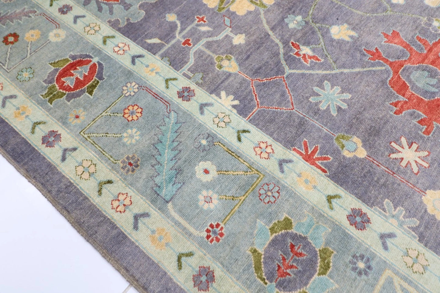 305 x 424 cm | Oushak Afghan Hand Knotted Carpet