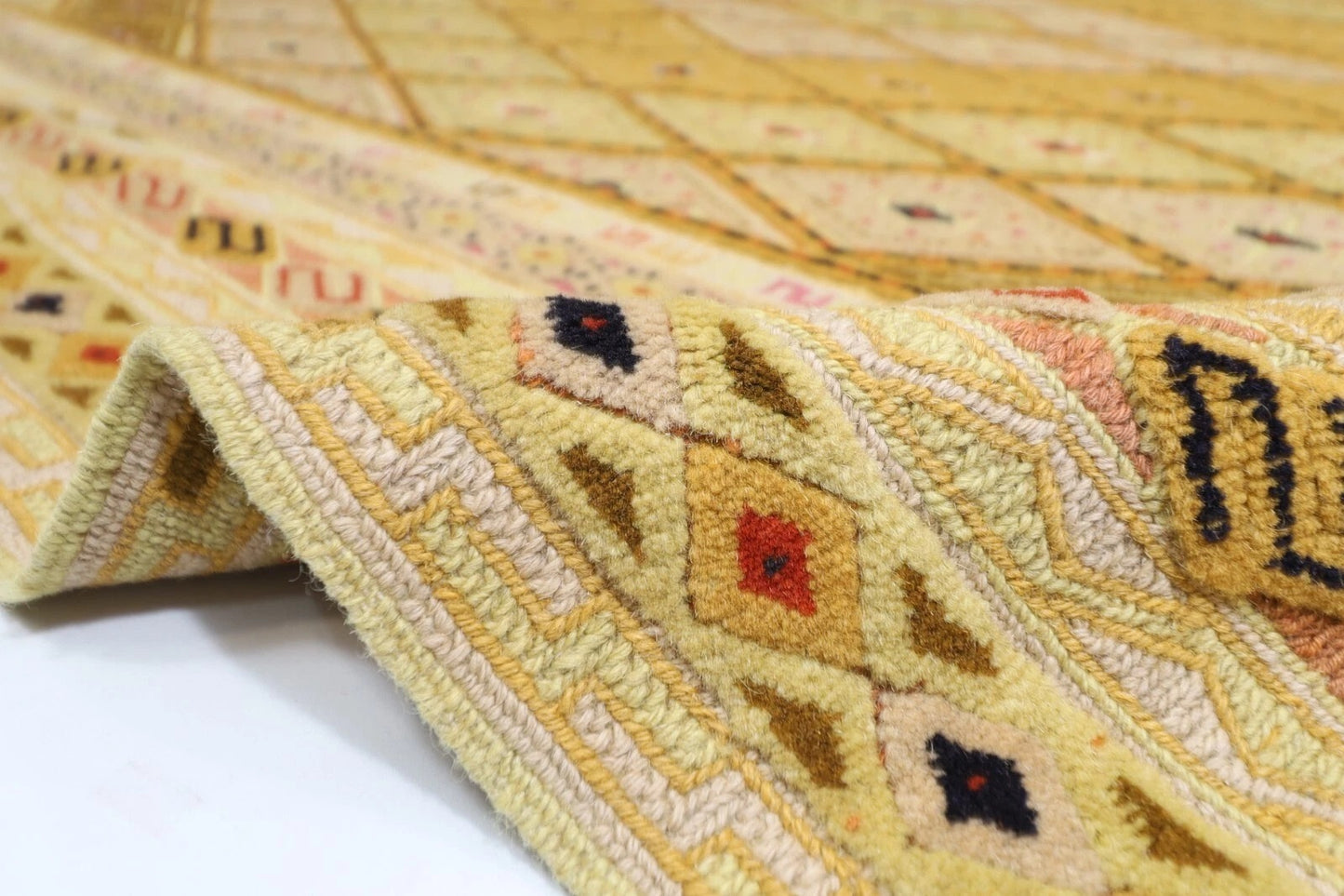 146 x 195 cm | Flat Weave Afghan Tribal Hand Knotted Veg Dye Wool Kilim
