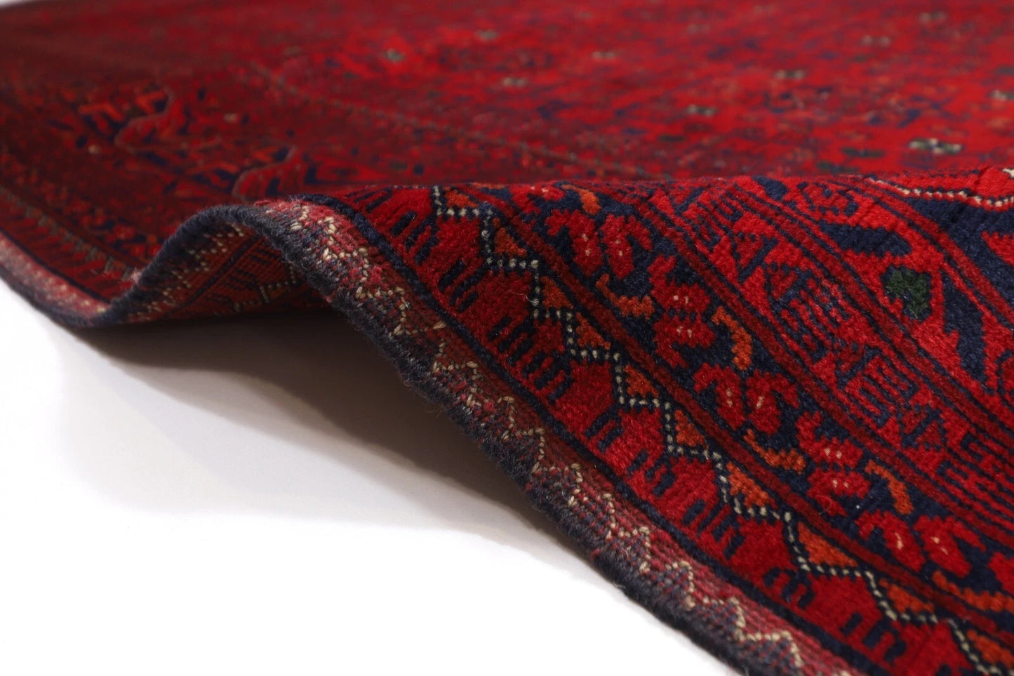 200 x 296 cm | Belgic Afghan Tribal Hand Knotted Carpet