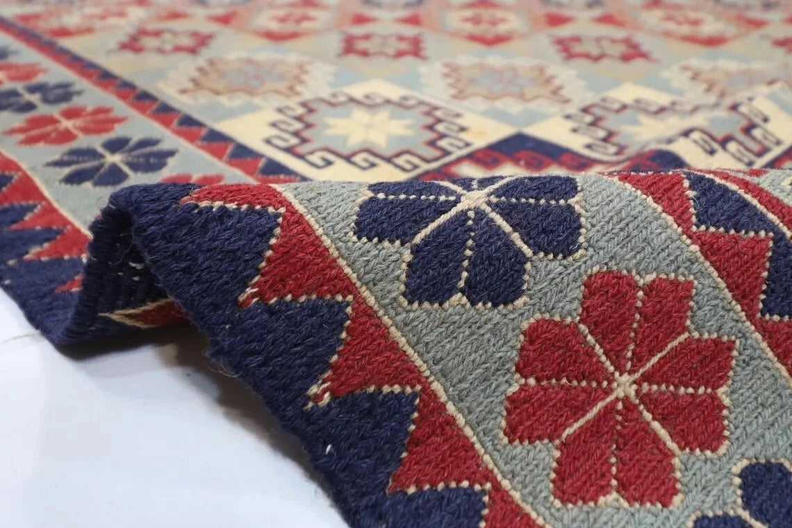 212 x 299 cm | Sumak Afghan Tribal Hand Knotted Kilim
