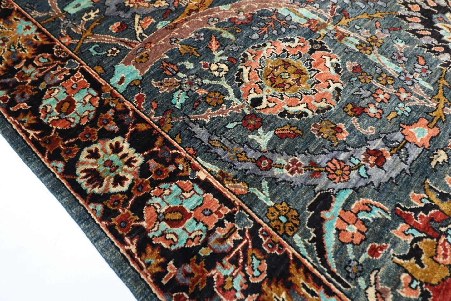 198 x 297 cm | Sickle leaf Afghan Tribal Hand Knotted Carpet