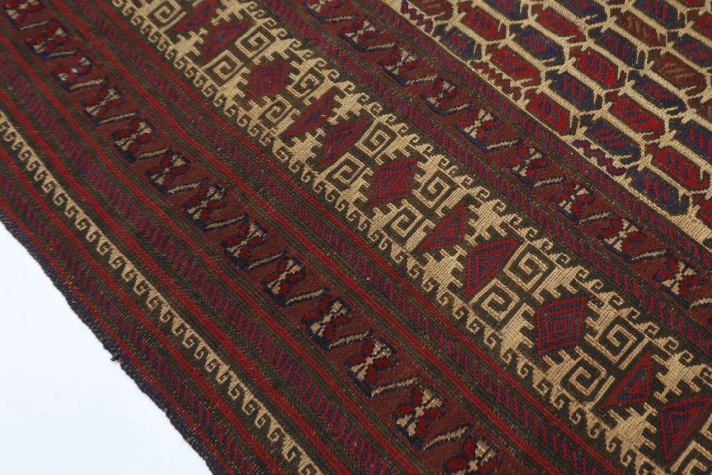 180 x 276 cm | Barjesta Flat Weaved Afghan Tribal Hand Knotted Wool Carpet kilim