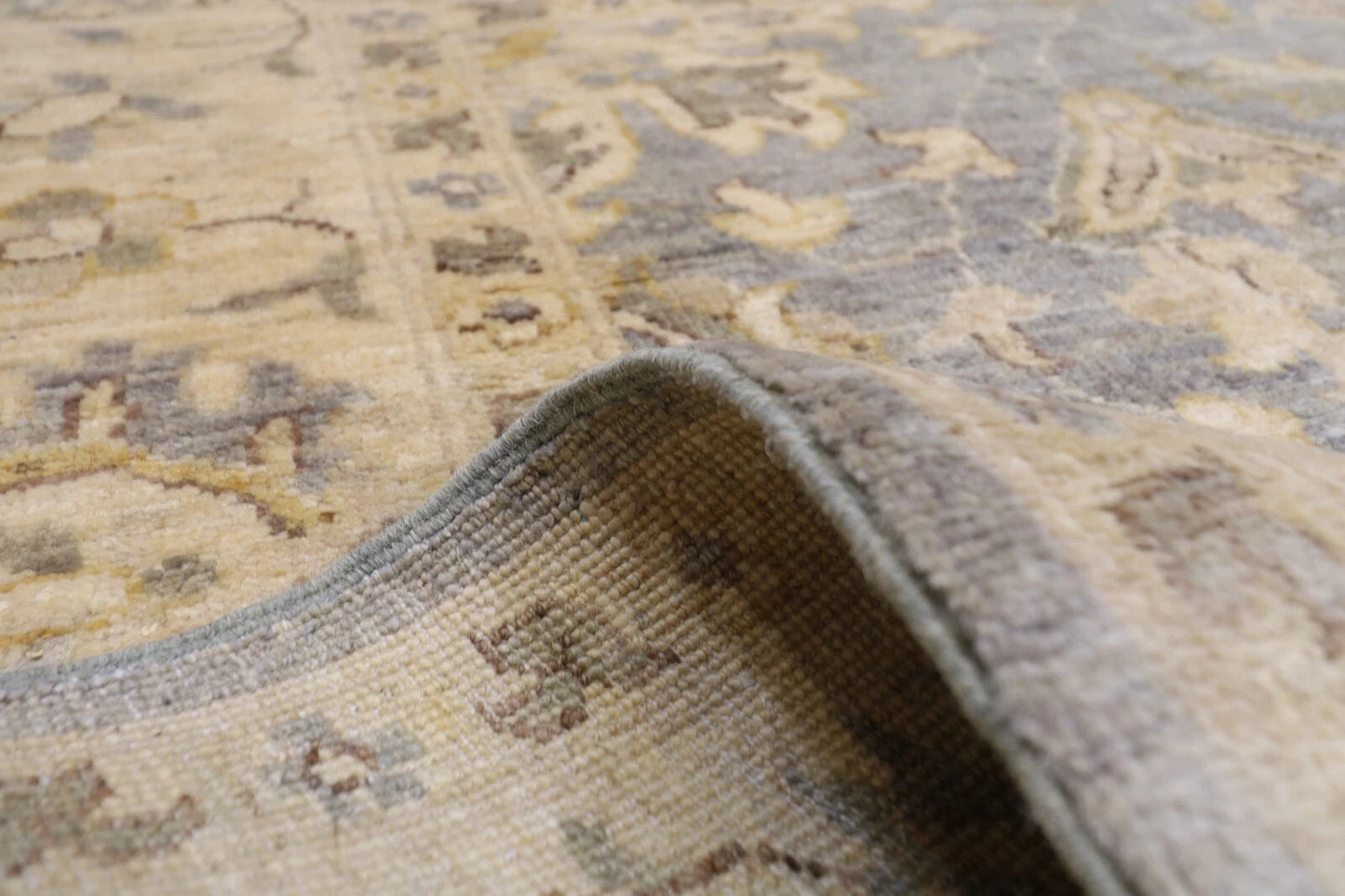 184 x 182 cm | Floral Afghan Tribal Hand Knotted Wool Carpet