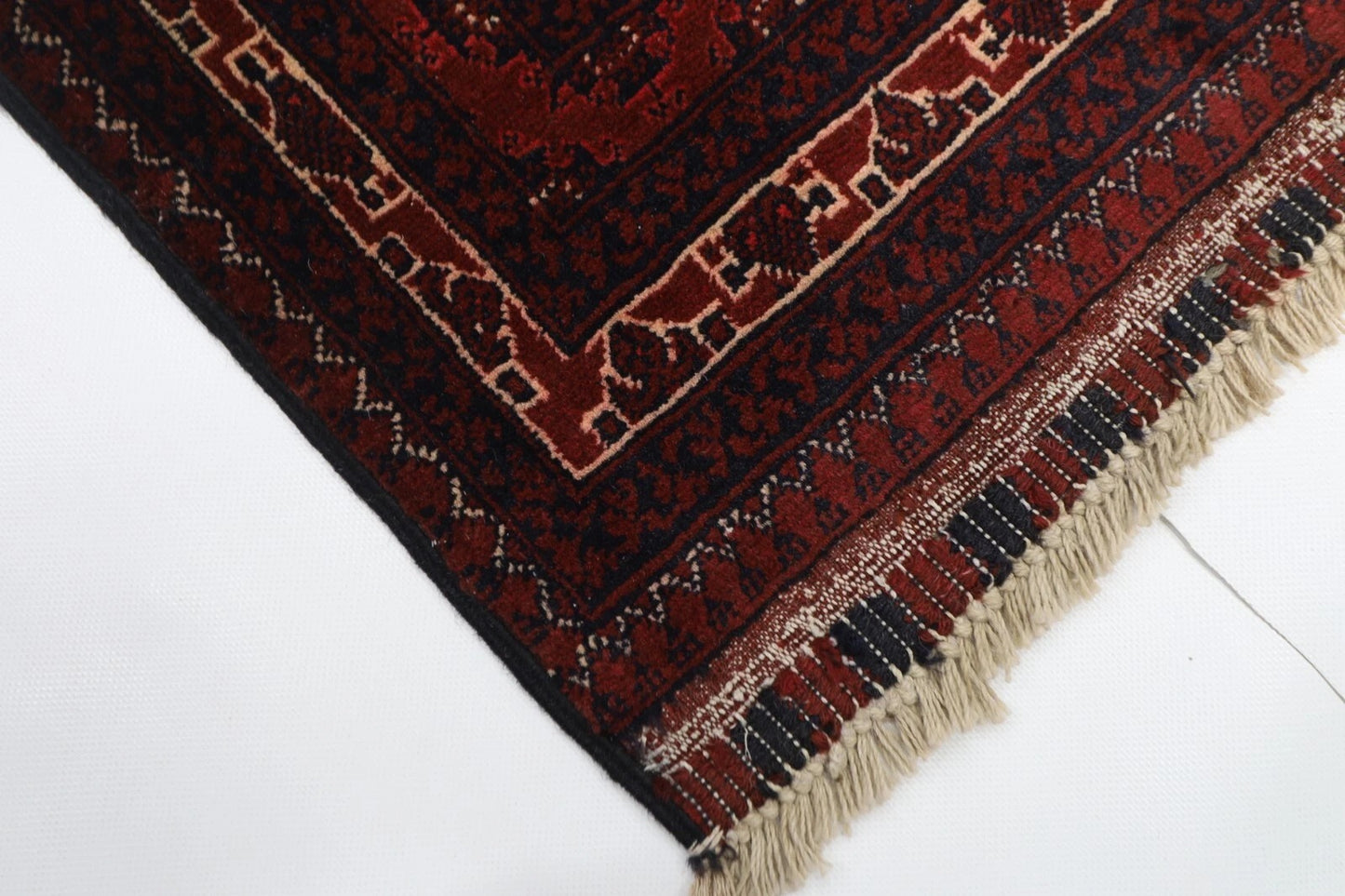 151 x 200 cm | Bokhara Tribal Hand Knotted Veg Dye Wool Carpet