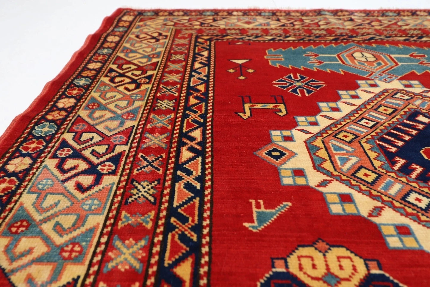 116 x 200 cm | Shirvan Afghan Tribal Hand Knotted Veg Dye Wool carpet