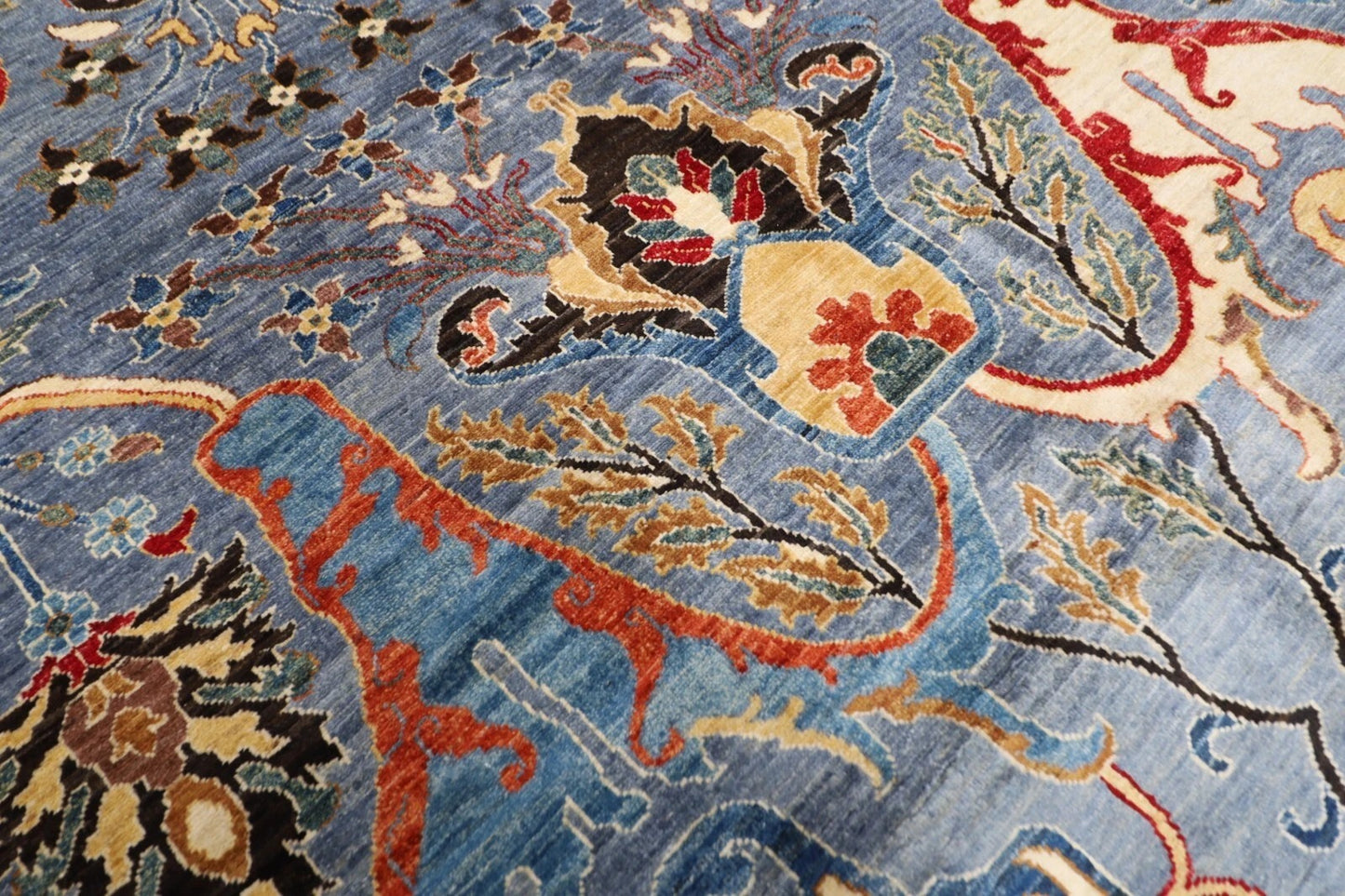 186 x 274 cm | Bidjar Gray Afghan Tribal Hand Knotted Veg Dye Wool carpet