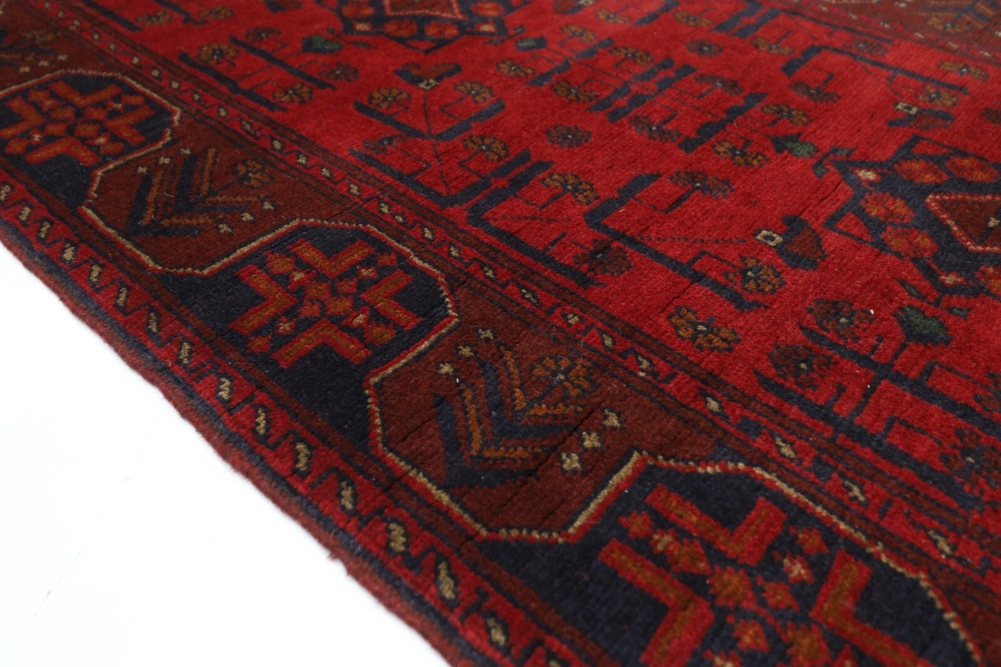 81 x 471 cm | Khal Mohammadi Afghan Tribal Hand Knotted Wool Runner