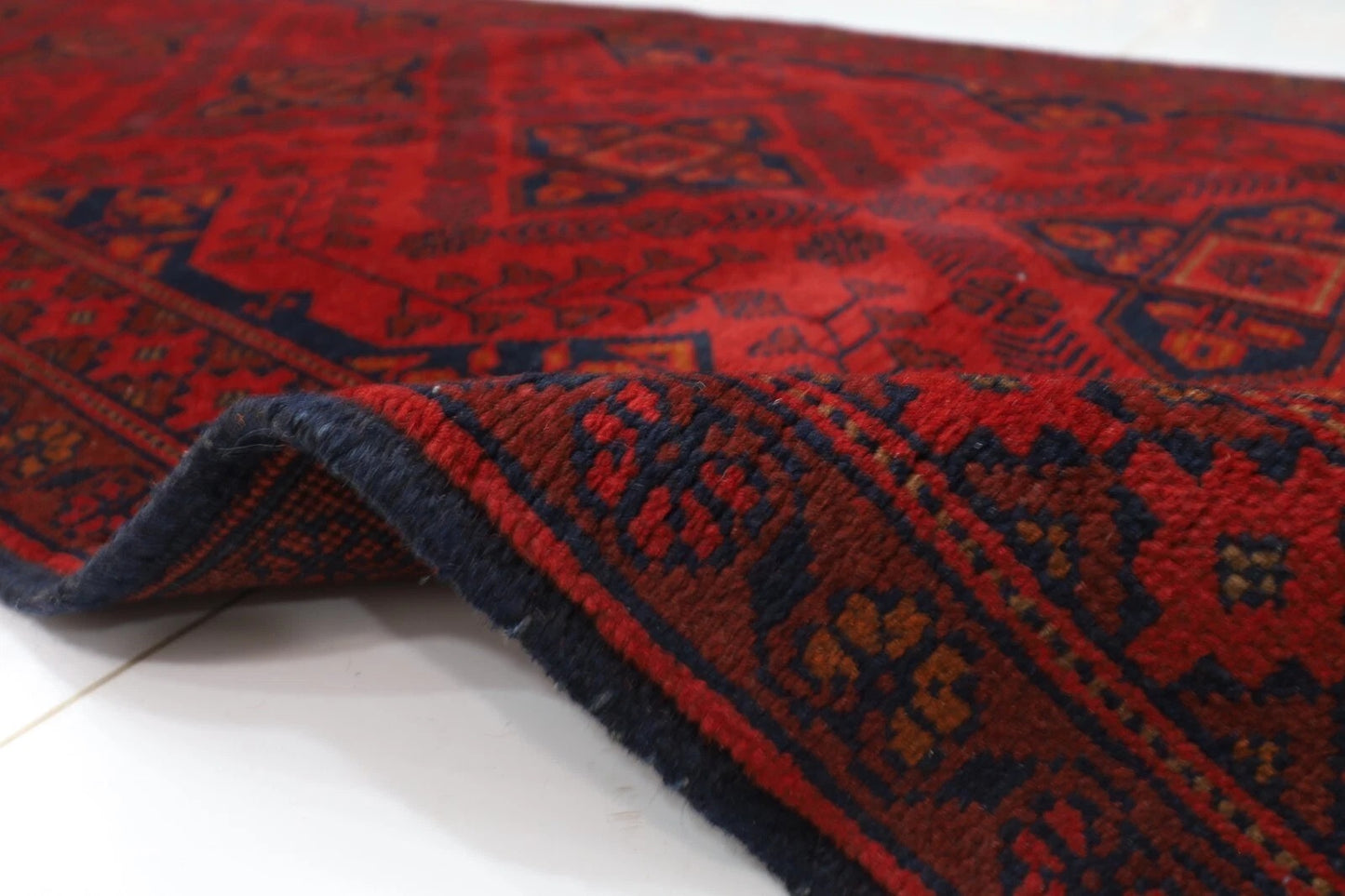 80 x 200 cm | Khal Mohammadi Afghan Tribal Hand Knotted Wool Runner