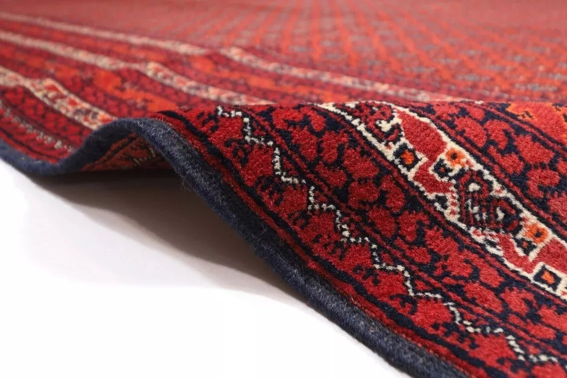250 x 346 cm | Mori Bokhara Afghan Tribal Hand Knotted Carpet