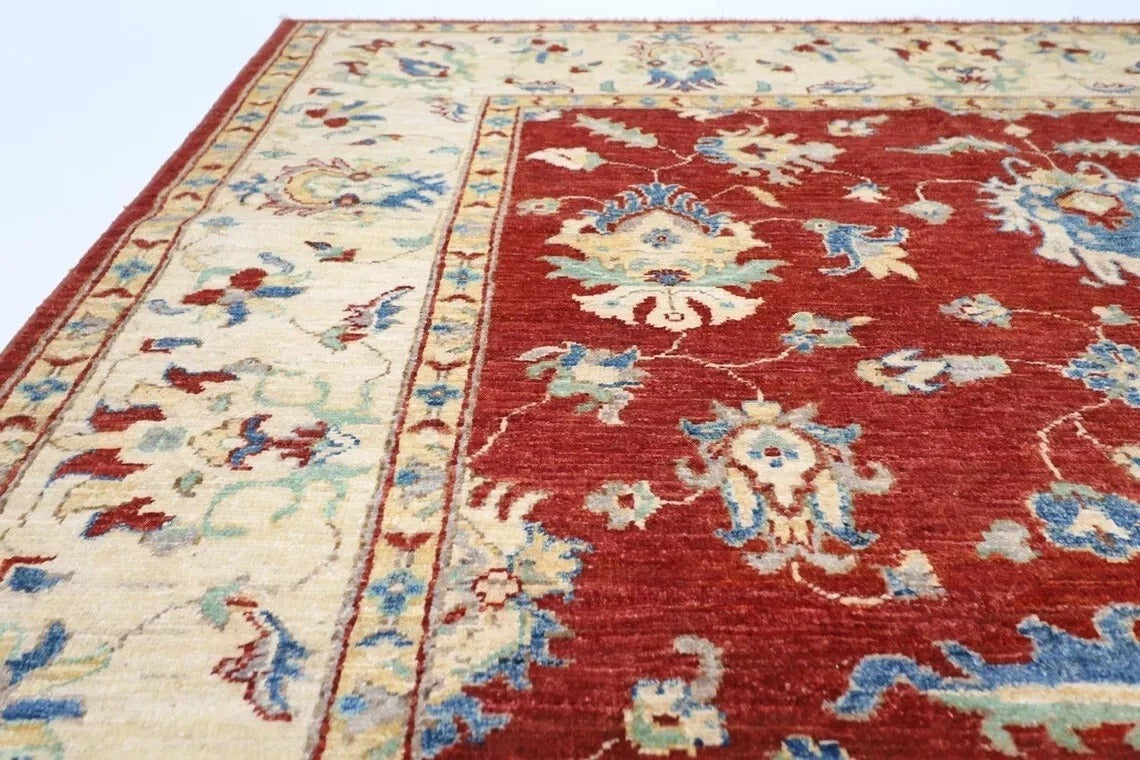 202 x 285 cm | Oriental Afghan Tribal Hand Knotted Carpet