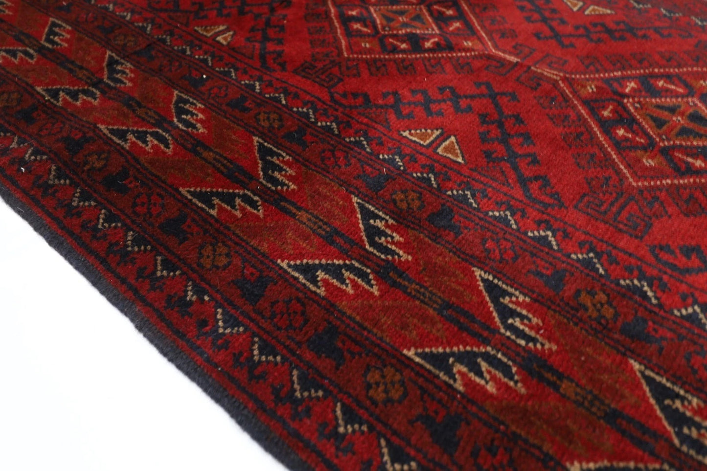 79 x 195 cm | Khal Mohammadi Afghan Tribal Hand Knotted Wool Runner